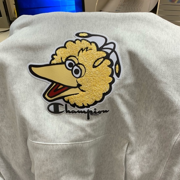 big bird champion hoodie